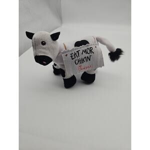 Chick-fil-A Plush Cow Eat Mor Chikin 4" Tall